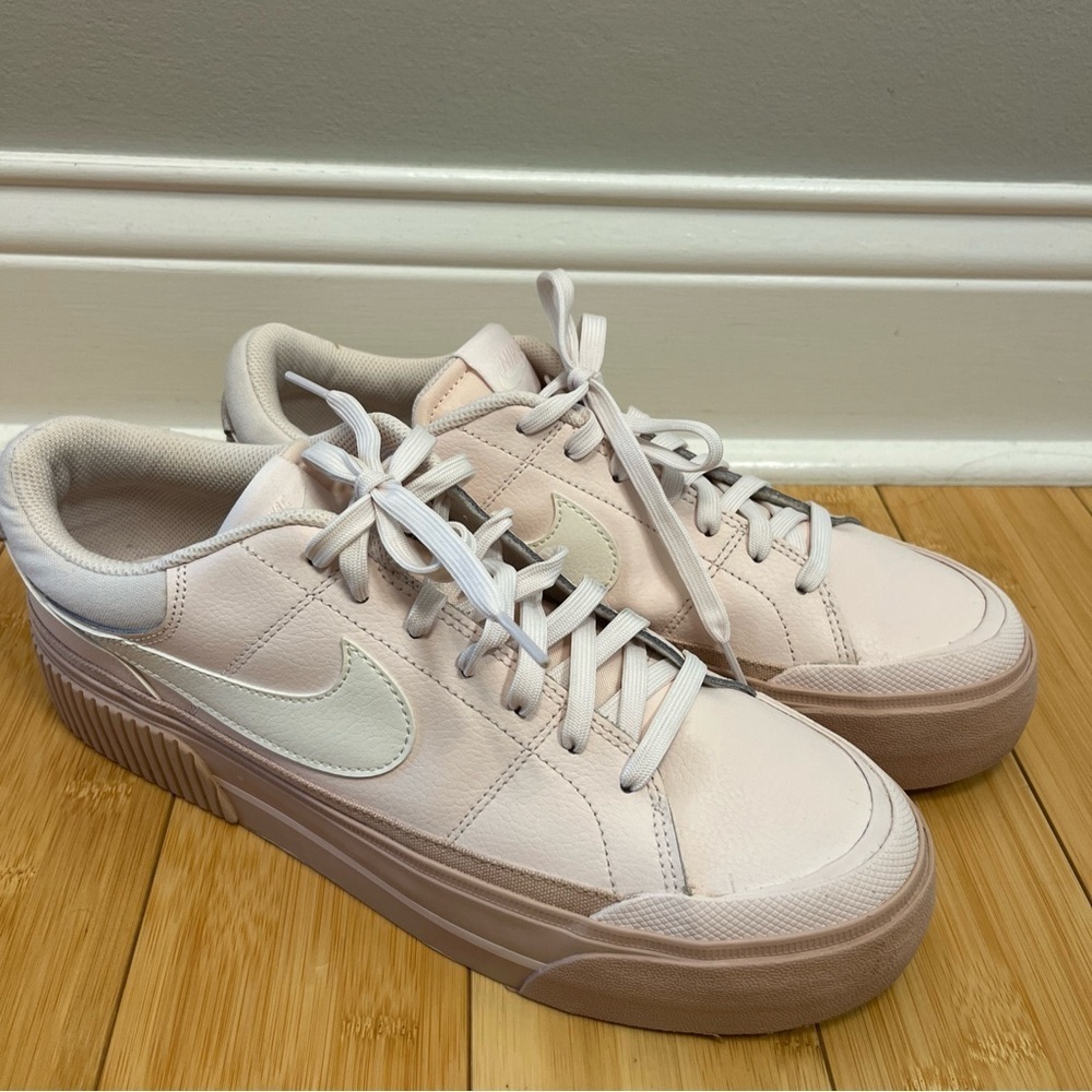 Nike Women's Pink Court Legacy Lift Sneakers size 11,5
